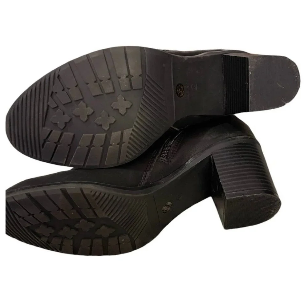 Ana Faux Leather Ankle Boots‎